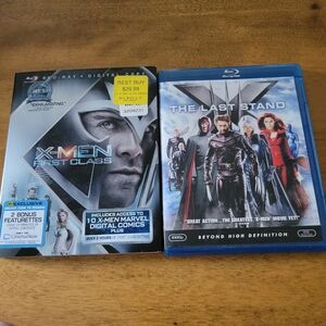 X-Men First Class And The Last Stand Blu-ray Lot of 2 Marvel